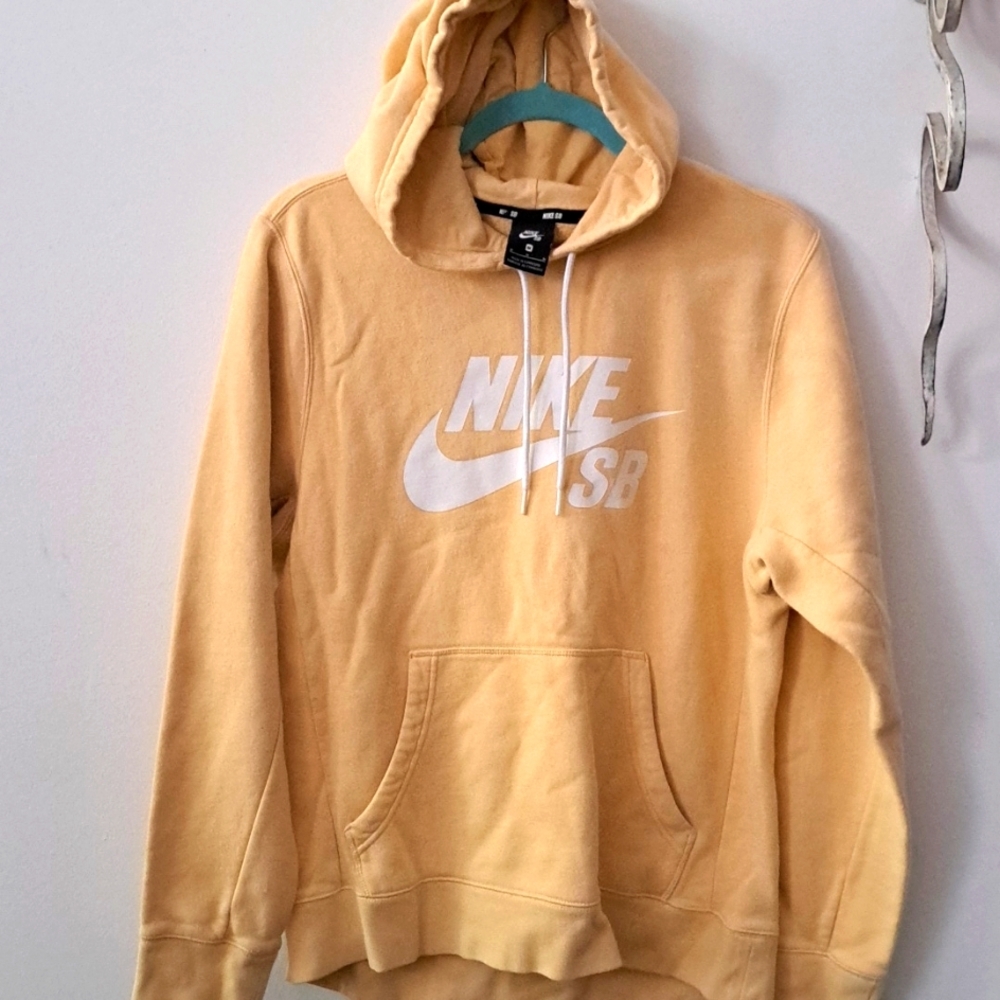 Nike yellow Oversized Long Sleeve Hoodie